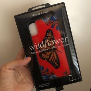 Butterfly Wildflower IPhone X case